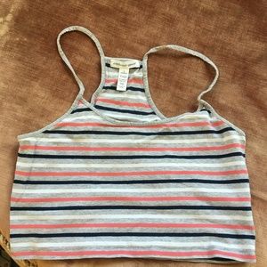 Ambiance Apparel Racer Back crop Top